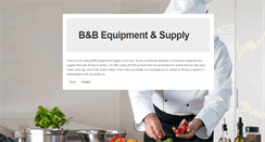 Desktop Screenshot of bbequipmentsupply.com