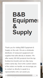Mobile Screenshot of bbequipmentsupply.com