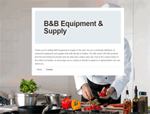 Tablet Screenshot of bbequipmentsupply.com